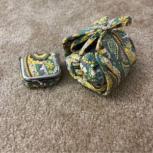 Vera Bradley Travel Jewelry Case & Travel Contact Case